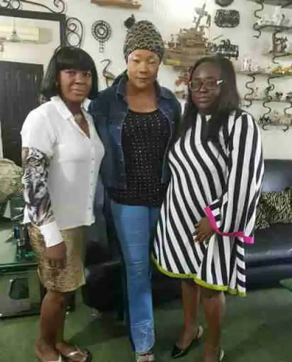 Actress Susan Peters & Filmmaker Emem Isong Pay Condolence Visit To Eucharia Anunobi